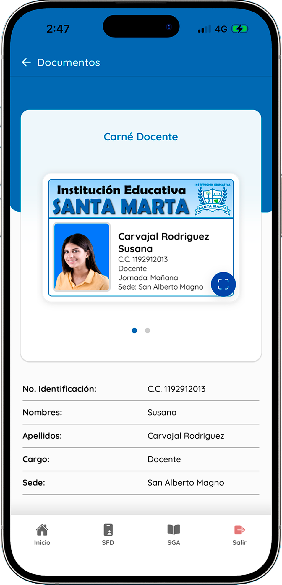 App Zeti - Inicio
